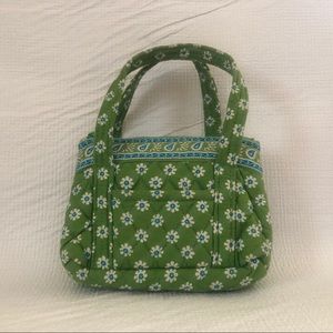 Vera Bradley Apple Green Bitty Betsy Mini Handbag